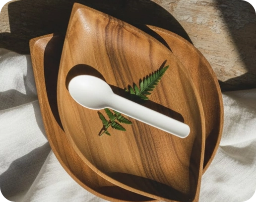Eco-friendly Paper spoon by Epherware