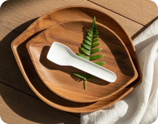 Eco-friendly Dessert spoon  by Epherware